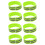 8Pièces Bandeau Vert Fluorescent Pour Sport 5