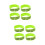 8Pièces Bandeau Vert Fluorescent Pour Sport 7