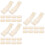 30Pcs Beige Plastic Shrimp Sturdy Kitchen Crawfish Sheller Tool 8