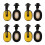 4Paires Casques ABS Anti- Durable Chantier 5