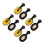 4Paires Casques ABS Anti- Durable Chantier 9