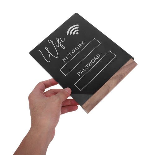 WiFi Transparent Bois Décoration 2