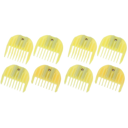 8Pcs Trimmers Guide Combs Black Practical Barber Haircutting Tool 1