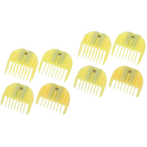 8Pcs Trimmers Guide Combs Black Practical Barber Haircutting Tool 2