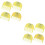 8Pcs Trimmers Guide Combs Black Practical Barber Haircutting Tool 5