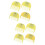 8Pcs Trimmers Guide Combs Black Practical Barber Haircutting Tool 6