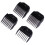 8Pcs Trimmers Guide Combs Black Practical Barber Haircutting Tool 7