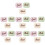 21Pc Compact Baby Bath Sponge Gentle Texture Infant Shower Sponge 10