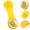 3Pièces Marqueurs De Golf Silicone Clip Chapeau Décoratif 3