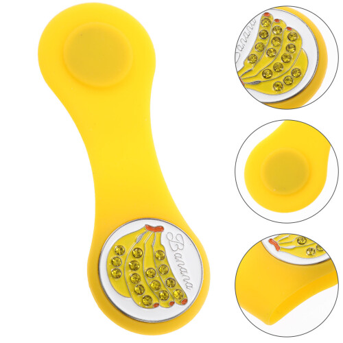 3Pièces Marqueurs De Golf Silicone Clip Chapeau Décoratif 2