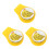 3Pièces Marqueurs De Golf Silicone Clip Chapeau Décoratif 7