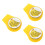 3Pièces Marqueurs De Golf Silicone Clip Chapeau Décoratif 8