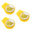3Pièces Marqueurs De Golf Silicone Clip Chapeau Décoratif 9