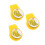 3Pièces Marqueurs De Golf Silicone Clip Chapeau Décoratif 10