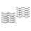 20Pcs Galvanized Pipe Clamps U-Shaped Brackets Silver for Pipe Support 4