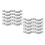 20Pcs Galvanized Pipe Clamps U-Shaped Brackets Silver for Pipe Support 6