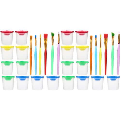 32Stk Malutensilien Set Und Becher Für Kinder 2