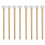 8Pièces Maillets Percussion Bois Coton Confort Multi Couleurs 2