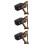 3Sets Mini Modell Holz Kreatives Instrument Geschenk Bunt 5
