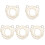 5Pièces Sac Perles Beige Métal Remplacement Pour Sac À Main 4