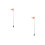 2Pcs Multi-Color Reflective Bicycle and Mobility Scooter Safety Flags 4