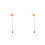 2Pcs Multi-Color Reflective Bicycle and Mobility Scooter Safety Flags 6