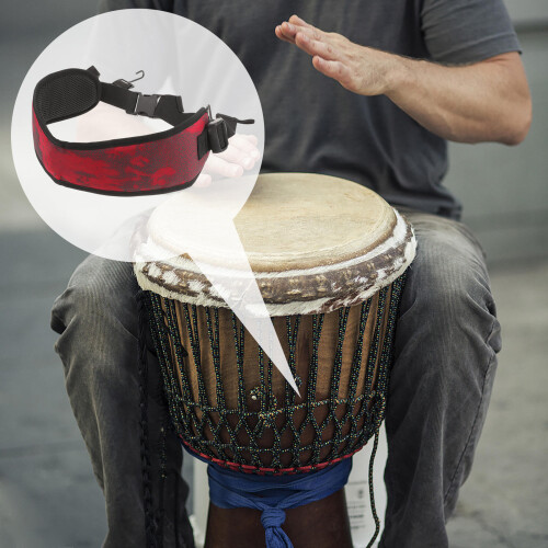 2Pcs Hand Drum Adjustable Strap Durable Snare Drum Sling Multi Color 1