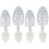 4Stk Weiße Schuhspanner Schuhformhalter Schuhunterstützung Langlebig 4