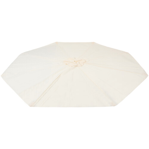 2Pcs White Rainproof Polyester Canopy Replacement for Patio Umbrella 2