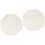 2Pcs White Rainproof Polyester Canopy Replacement for Patio Umbrella 6