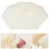 2Pcs White Rainproof Polyester Canopy Replacement for Patio Umbrella 10