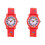 2Stk Cartoon Kinder-Armbanduhr Quarz 2