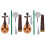 8Stk Alte Musikinstrumente Deko, Mini Accessoires 2