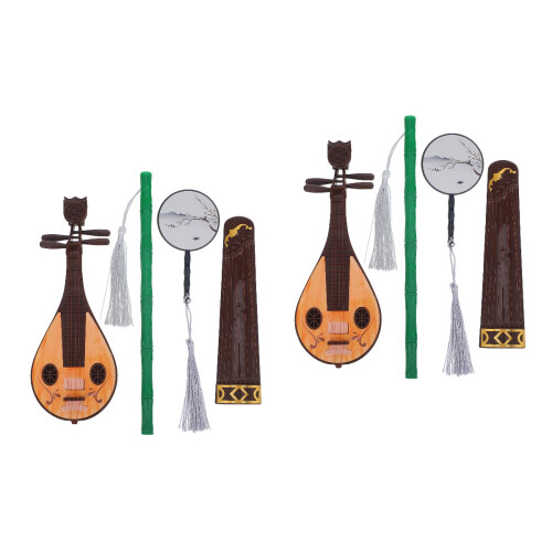 8Stk Alte Musikinstrumente Deko, Mini Accessoires 2