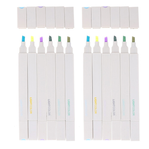 60Pcs Creative Fluorescent Marker Pens for Student Stationery 1
