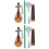 8Stk Alte Musikinstrumente Deko, Mini Accessoires 4