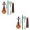 8Stk Alte Musikinstrumente Deko, Mini Accessoires 11