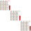 3Ensembles Kit Boutons Rivets Réparation Tissu Toit Beige 9