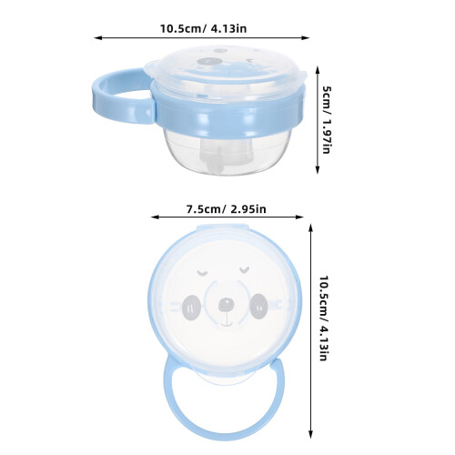 2Pièces Boîte Stockage Portable En PP Pour Bébé 1