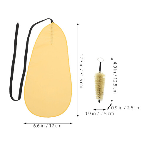 3Sets Multifunctional Saxophone Flute Cleaning Tool Kit with Brush 1
