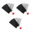 3Sets Small Pet Wheel Replacement Pad Black Silent Abrasive Mat 6