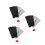 3Sets Small Pet Wheel Replacement Pad Black Silent Abrasive Mat 9