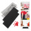 3Sets Small Pet Wheel Replacement Pad Black Silent Abrasive Mat 10