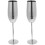 2Pièces Cocktail Métal Argenté Usage Chic 4