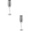 2Pièces Cocktail Métal Argenté Usage Chic 7