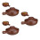 3Pièces Casserole Traditionnelle Brune Pour Cuisson Familiale 10