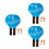3Sets Badminton Paddle Set Und Robust Für Und Spaß 11