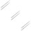 6Pcs Silver Straight Spindle Bars for Old Style and Antique Door Knobs 10
