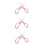 3Pièces Ciseaux Bébé Céramique Rose Sécurisés Pour Enfant 4