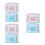 Make-Up Wattepads, Einweg Gesichtspflege Blau Rosa 7